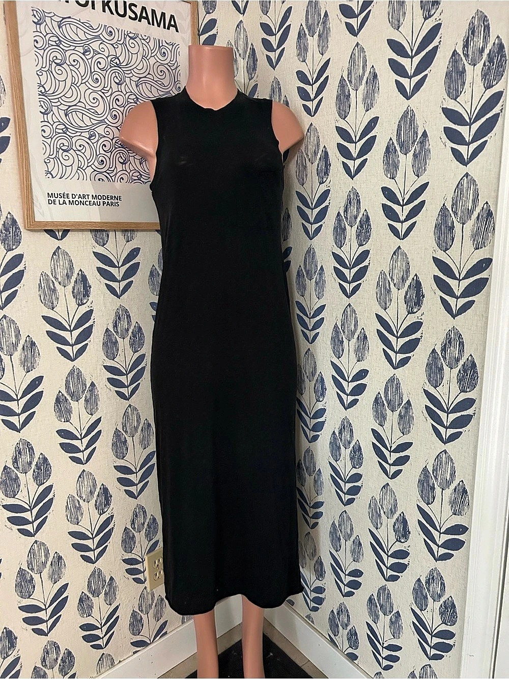 ATM Anthony Thomas Melillo Slub Cotton-Jersey Maxi Dress Black XS
